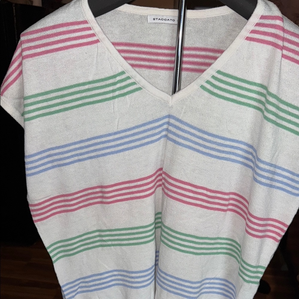 Staccato Multicolor Striped Top